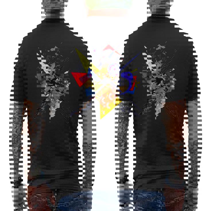 Kandinsky On Ii 1923 Da Lavoro T-shirt da uomo con stampa posteriore
