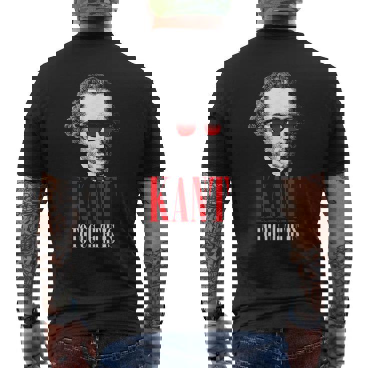 Kant Touch This Gioco Di Parole Sulla Filosofia T-shirt da uomo con stampa posteriore
