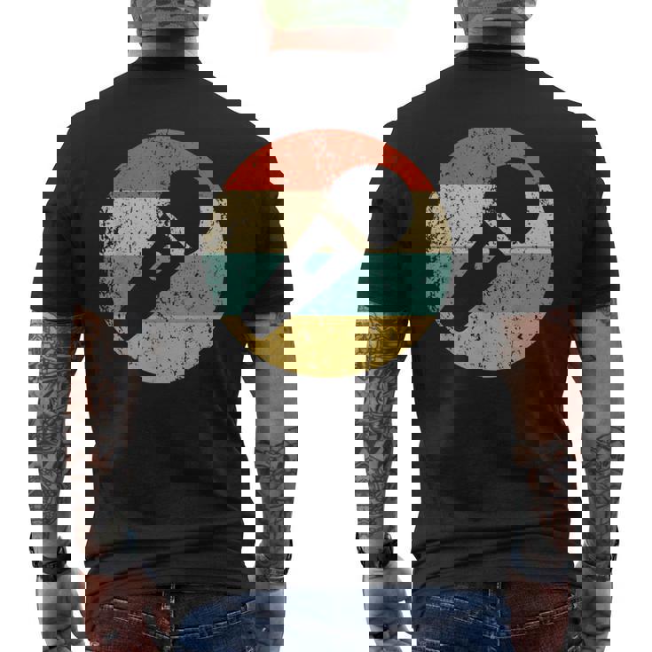 Karaoke Singer Retro Micrófono Camiseta Hombre Estampado Espalda