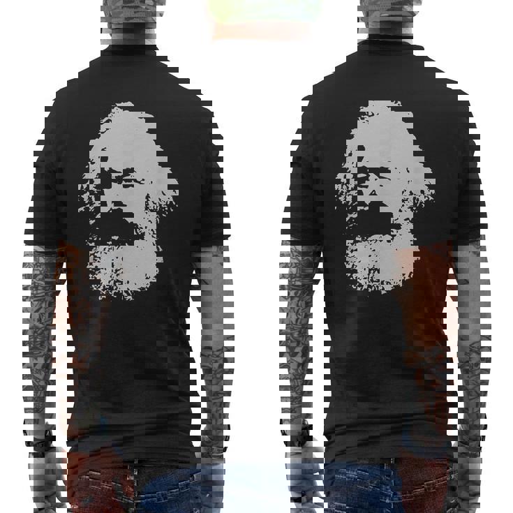 Karl Marx Marxismo Comunista Socialismo Comunismo T-shirt da uomo con stampa posteriore
