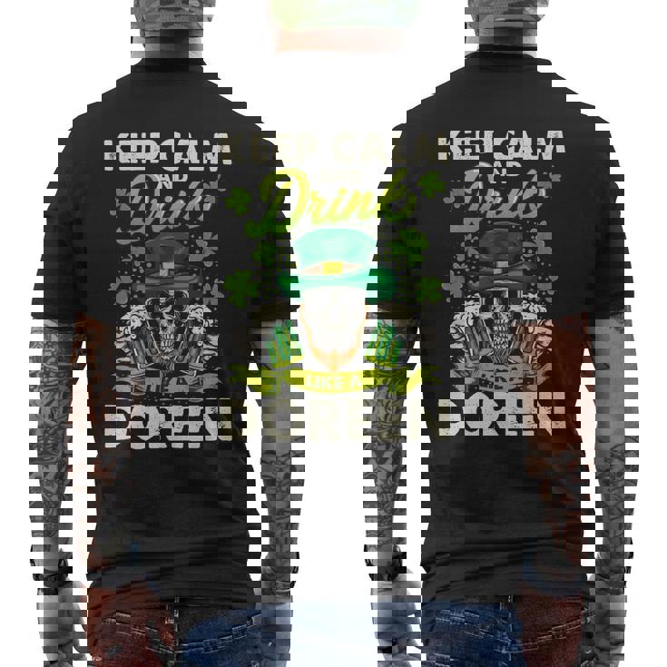 Keep Calm And Drink Like A Doreen Men's T-shirt Back Print