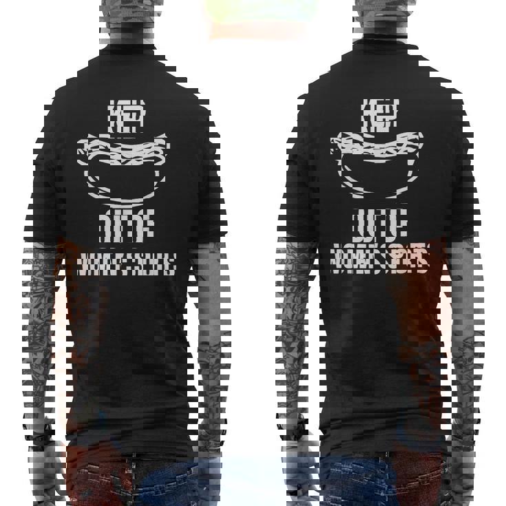 Keep Hot-Dogs Out Of Women's Sports Support Women's Sports Men's T-shirt Back Print