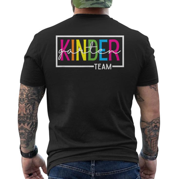 Kindergarten Team T-Shirt mit Rückendruck