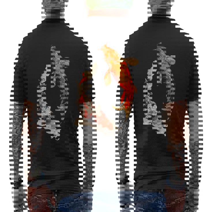 Koi Fish Japanese Koi Carp Men's T-shirt Back Print