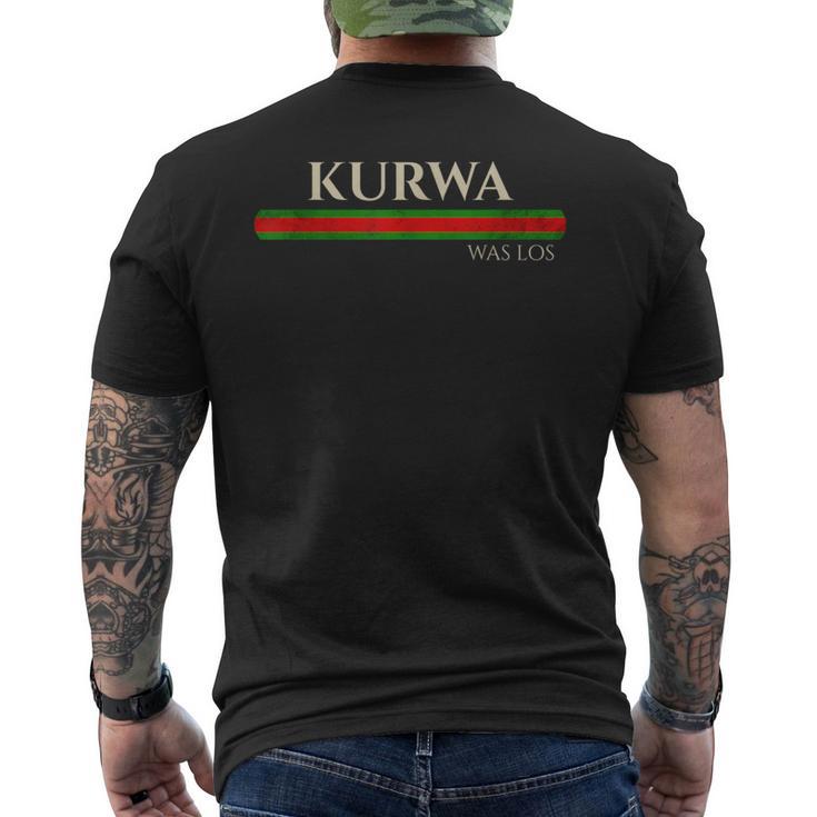 Kurwa Original Pole Polska T-Shirt mit Rückendruck