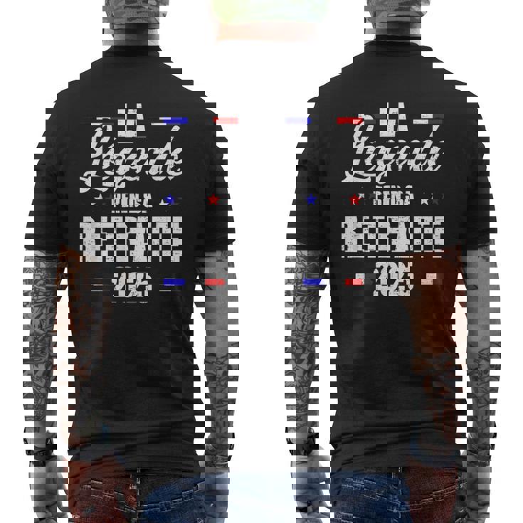 La Légende Prend Sa Retraite 2025 T-shirt imprimé au dos