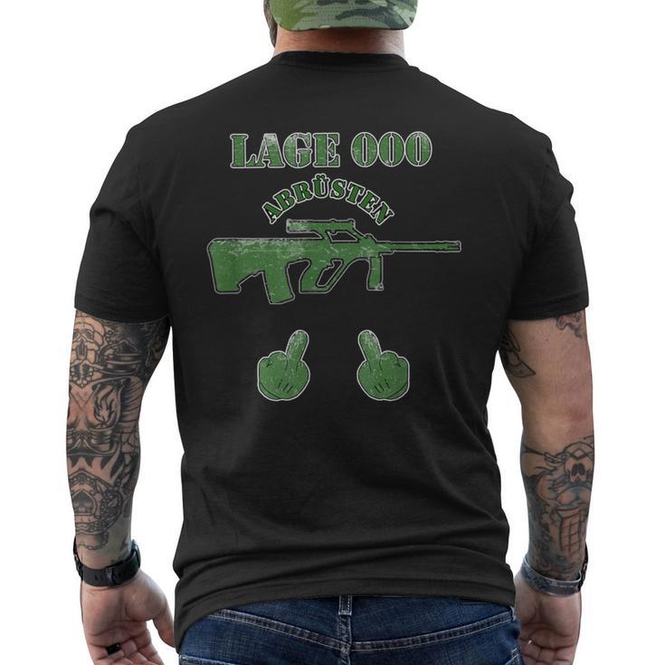 Lage 000 Soldier Abrsten Bundesheer S T-Shirt mit Rückendruck