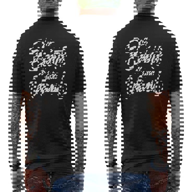 Las Bichotas No Lloran Mamiii Fiesta Malas Perras Camiseta Hombre Estampado Espalda