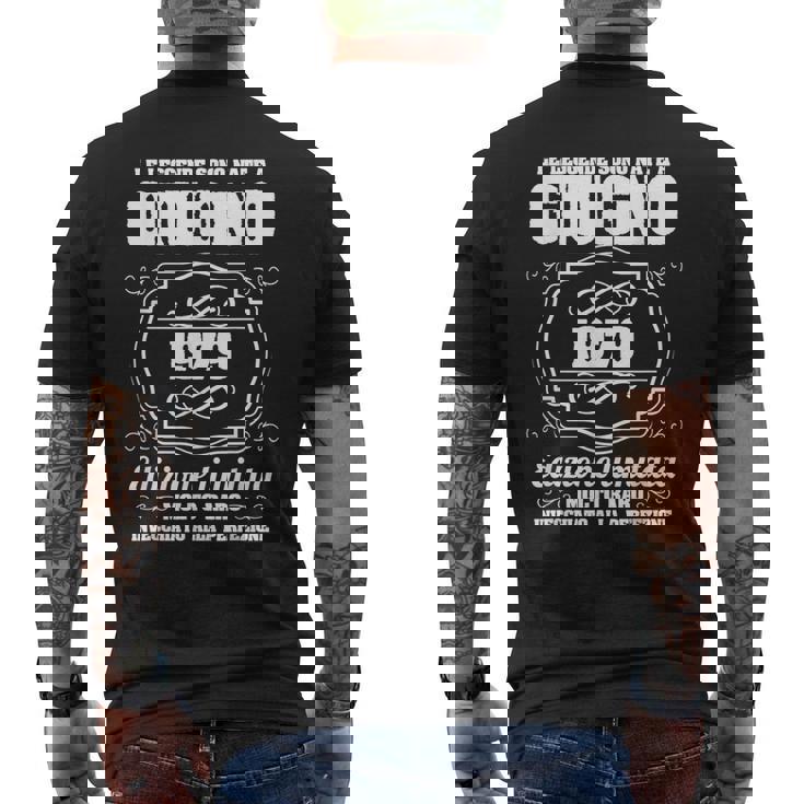 Leggende Sono Nate Nel Giugno 1979 45 Compleanno Anni T-shirt da uomo con stampa posteriore