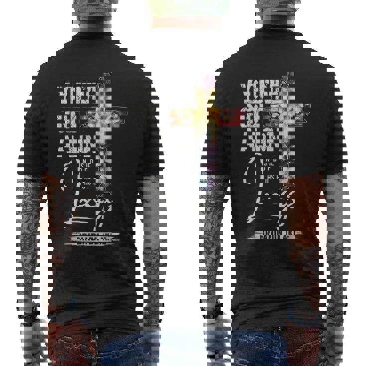 Let Your Lion Out Brandon Lake Merch Praise Jesus Men's Back Print T-Shirt