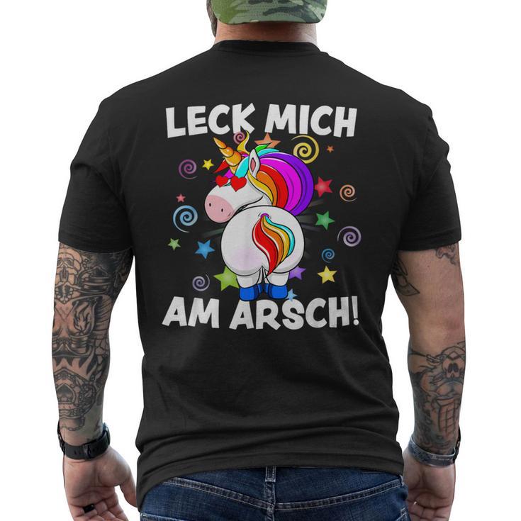 Lick Mich Am Arsch T-Shirt mit Rückendruck