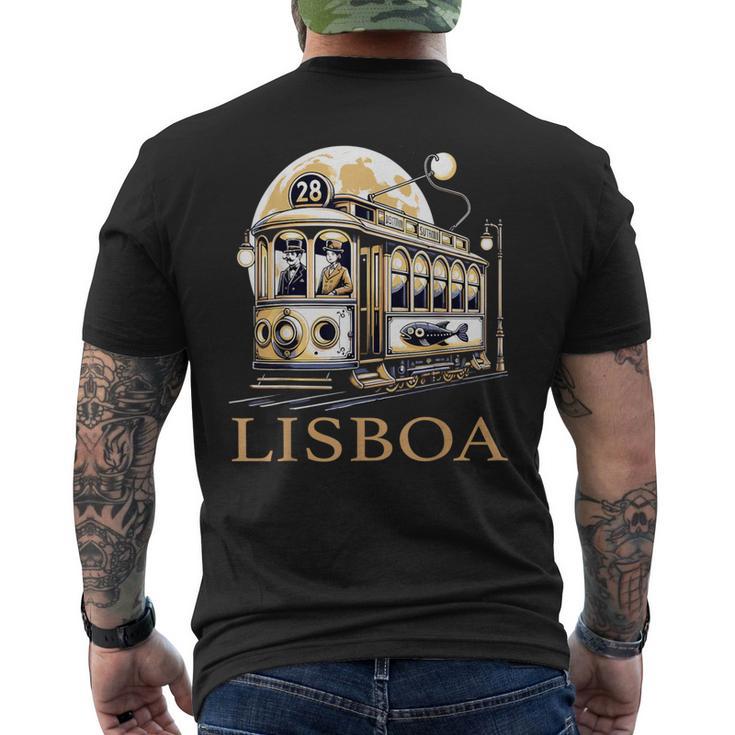 Lisbonintage Portugal T-Shirt mit Rückendruck