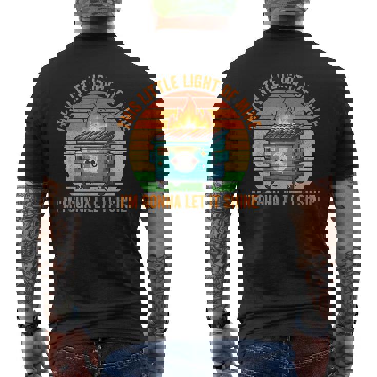 This Little Light-Of Mine I'm Gonna Let It Shine Vinatage Men's T-shirt Back Print