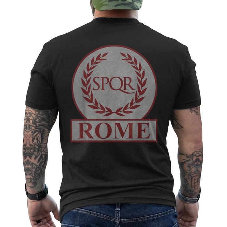 Maglietta Da Uomo Shirtzshop SPQR Roma 2.0 – Nero, Taglia L, Colore Classico
