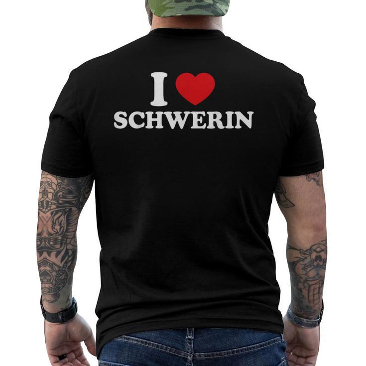 I Love Schwerin T-Shirt mit Rückendruck