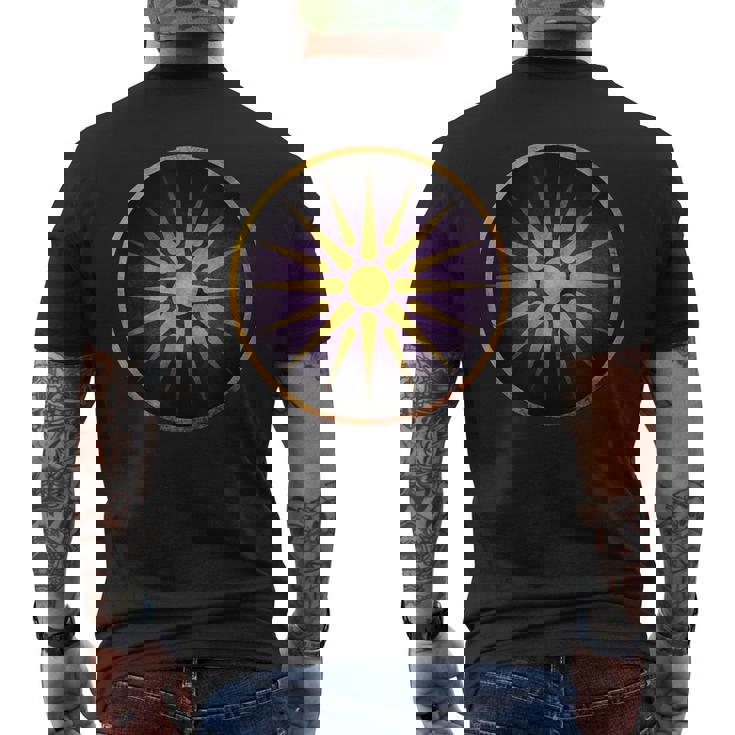 Macedon Antico Simbolo Di Alessandro Magno T-shirt da uomo con stampa posteriore