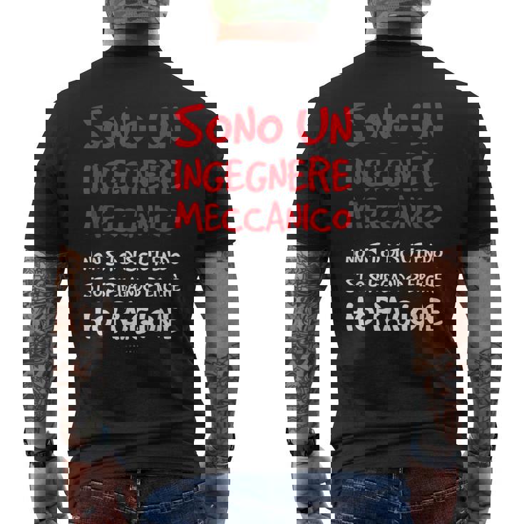 Maglia Ingegnere Meccanico Regalo Laurea Ingegneria T-shirt da uomo con stampa posteriore