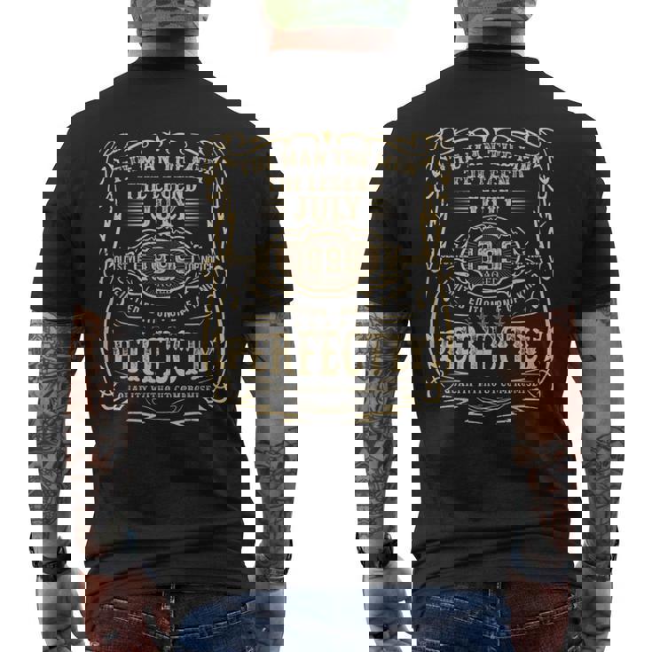 Man Myth July 1999 Regalos De Cumpleaños De 25 Años Para Hombres Divertidos Camiseta Hombre Estampado Espalda