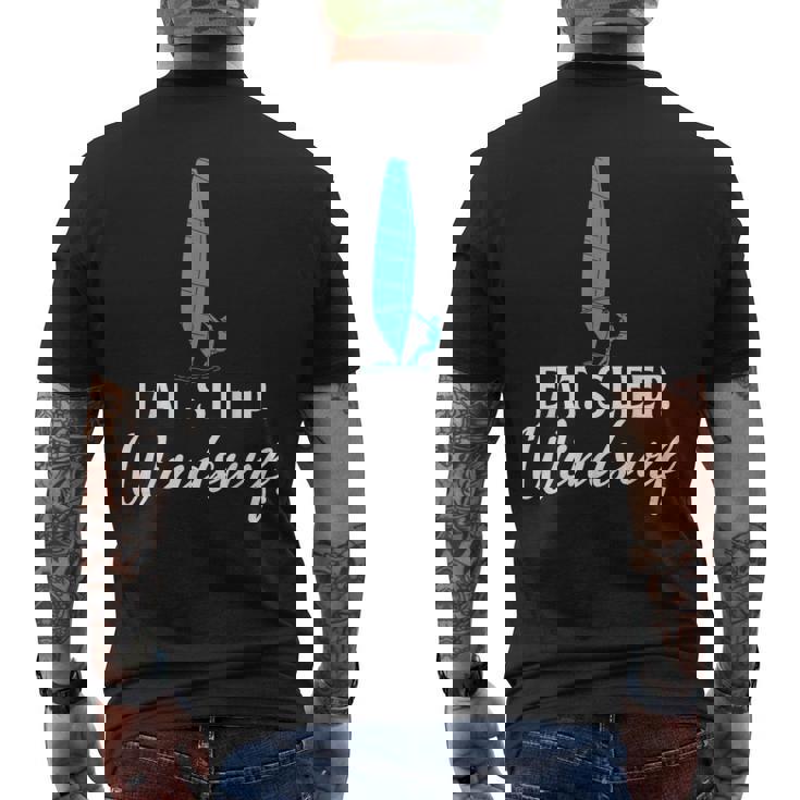 Mangez Le Repos Windsurf Planche Àoileéliplanchiste Wind T-shirt imprimé au dos