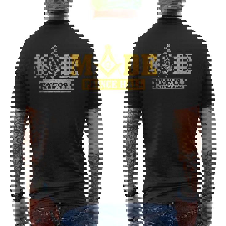 Mason Freemason Masonic Prince Hall Square & Compass Shriner Men's T-shirt Back Print