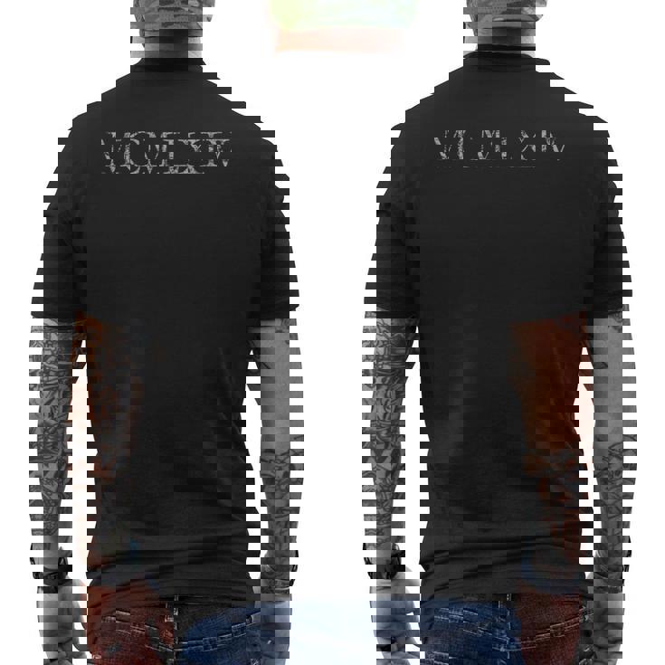 Mcmlxiv Année 1964 Gris Ancien Cadeau 60 Anniversaire T-shirt imprimé au dos