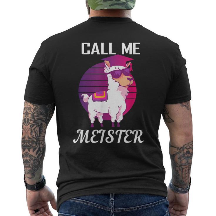 Meister Test T-Shirt mit Rückendruck