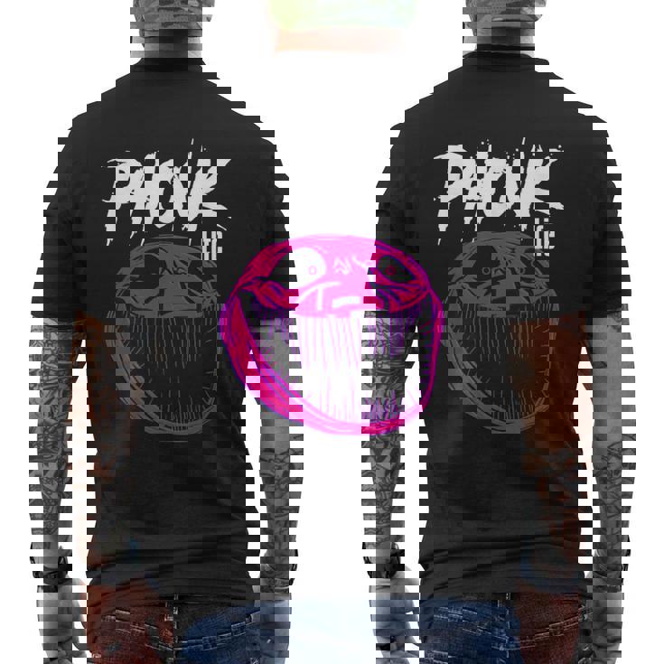 Meme Troll Spaventoso Sigma Phonk T-shirt da uomo con stampa posteriore