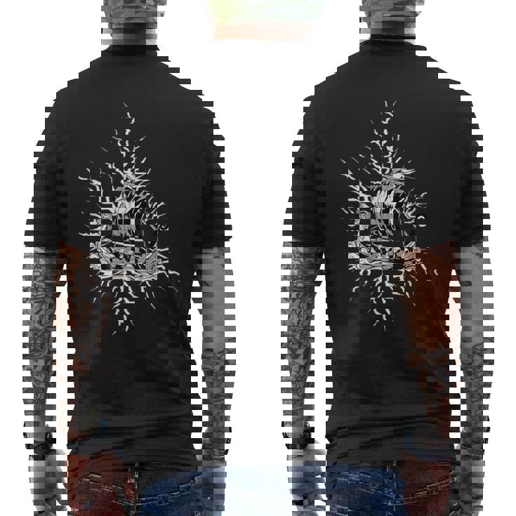 Mitologia Nordica E Naveichinga Conegvisir T-shirt da uomo con stampa posteriore