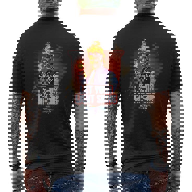 Monster High Movie Heath Burns Lascia Brillare La Tua Luce T-shirt da uomo con stampa posteriore