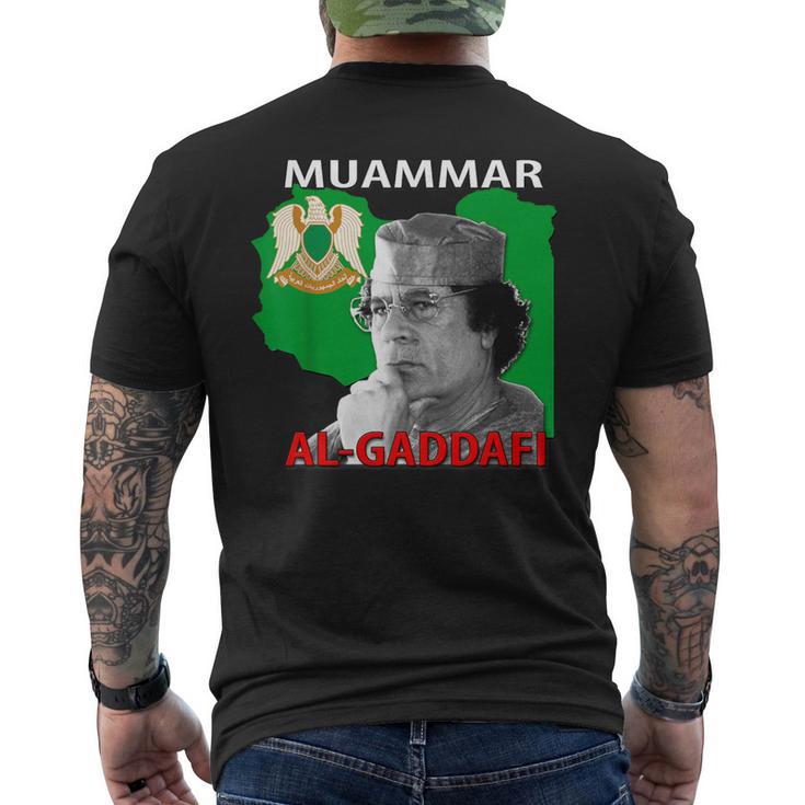 Muammar Gaddafi S T-Shirt mit Rückendruck