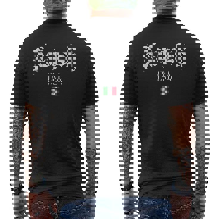 Napoli Italia Camiseta Hombre Estampado Espalda