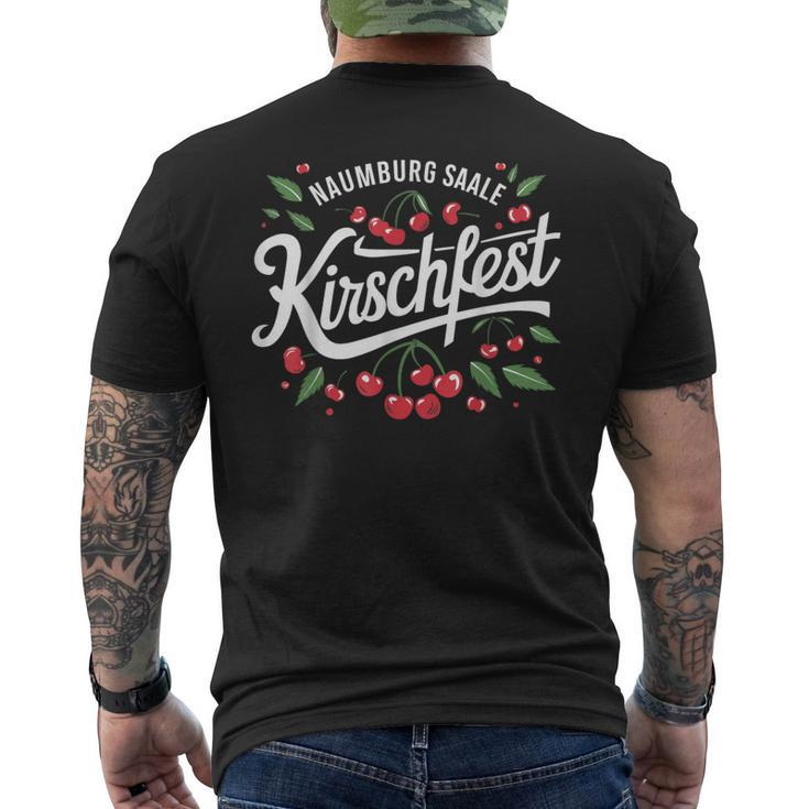 Naumburg Saale Kirschfest Naumburger Fest Kirsche T-Shirt mit Rückendruck