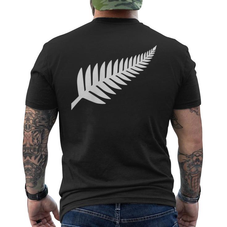 New Zealand Silver Fern Nz Proud Kiwi Rugby T-Shirt mit Rückendruck