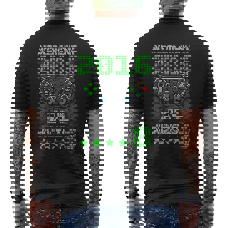 Nivel 8Ideojugador Desbloqueado 8 Años 2016 Camiseta Hombre Estampado Espalda