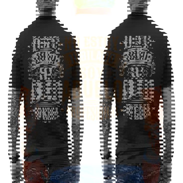 No Estoy Jubilado Soy Abuelo Profesional Camiseta Hombre Estampado Espalda