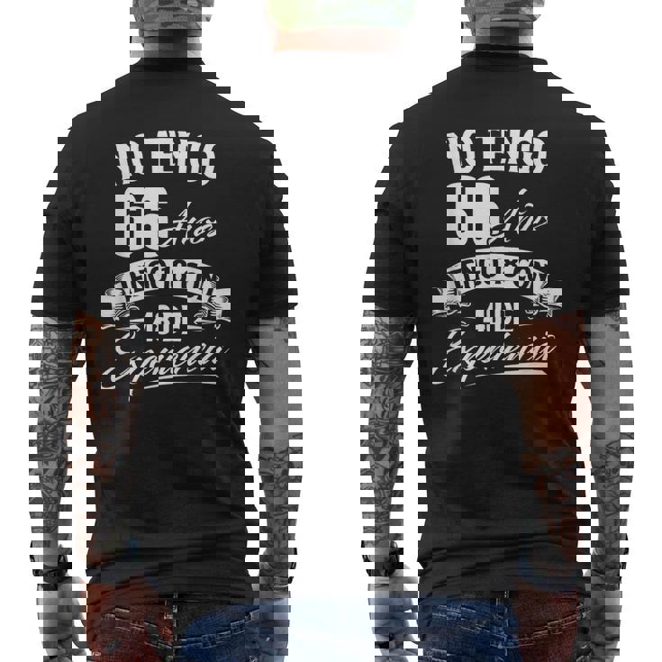No Tengo 66 Años Tengo 18 Con 48 De Experiencia Cumpleaños Camiseta Hombre Estampado Espalda