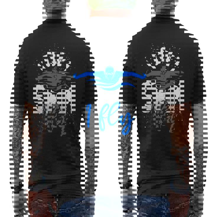 Nuotatori Atleta Divertente Sport Nuotare Nuoto T-shirt da uomo con stampa posteriore