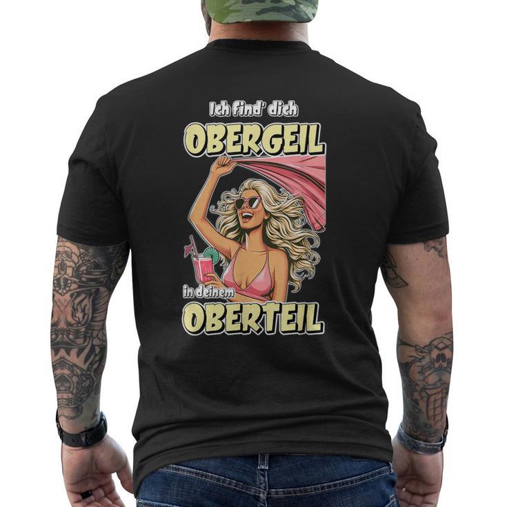 Obergeil Malle Party Malle Hit 2024 Glück Isi T-Shirt mit Rückendruck