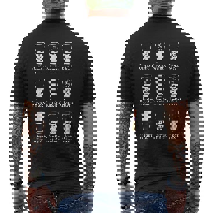 Oboist Optimist Pessimist Anche Pour Musicien T-shirt imprimé au dos