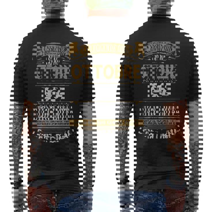 Ottobre 1964Intage Maglia 60 Compleanno Anni Uomo Donna T-shirt da uomo con stampa posteriore