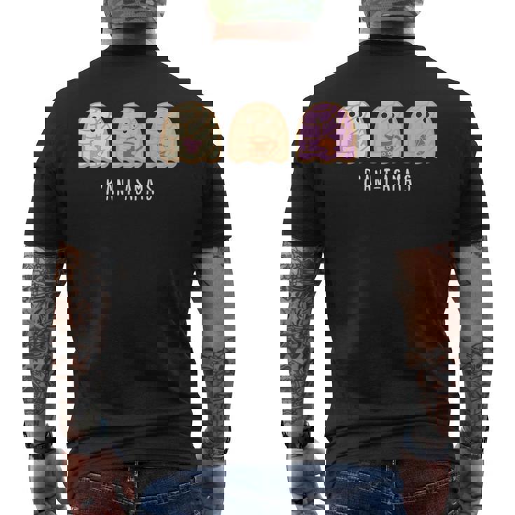 Pantasmas Ghost Spooky Conchas Mexican Ghost Men's T-shirt Back Print