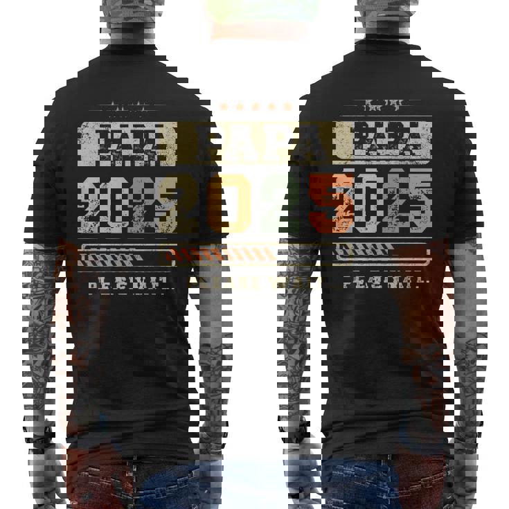 Papa 2025 Futuro Papá Futuro Padre Camiseta Hombre Estampado Espalda