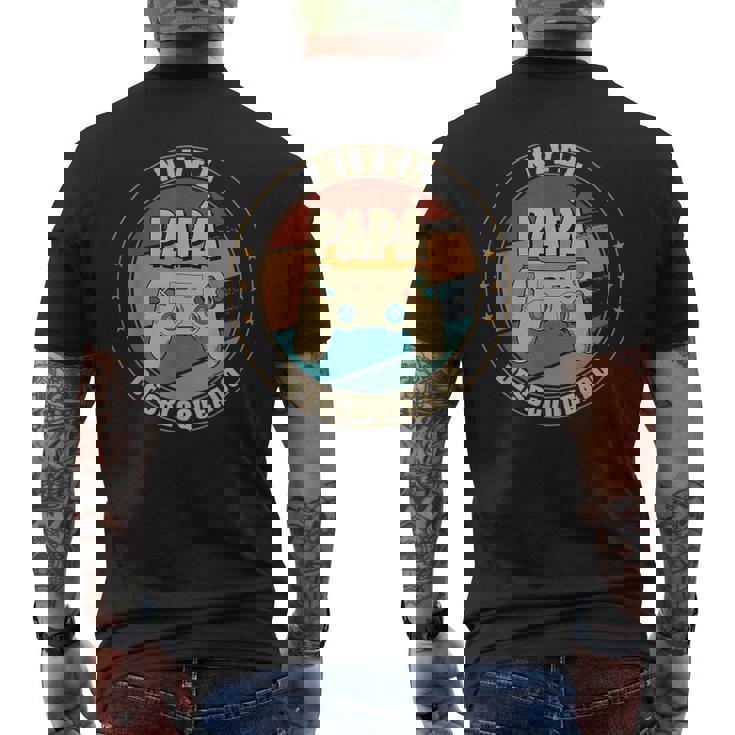 Papá En Prácticas Divertido Futuro Papá Anuncio Embarazadas Camiseta Hombre Estampado Espalda