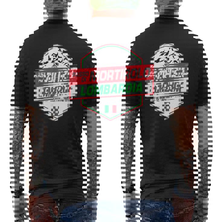 Passo Di Mortirolo Ciclista Lombardía Italia Ciclismoacaciones Camiseta Hombre Estampado Espalda