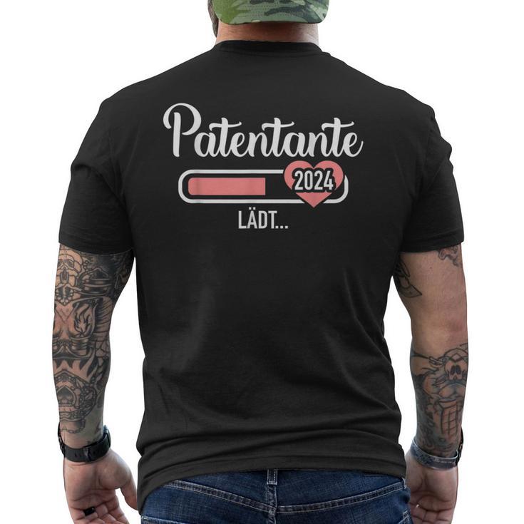 Patentante 2024 Lades Pregnancy Announcement T-Shirt mit Rückendruck