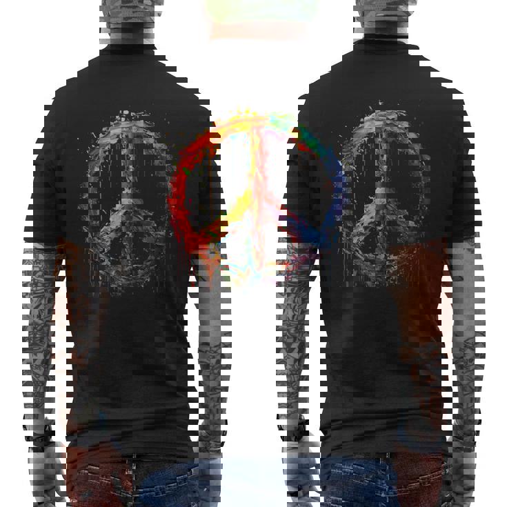 Peace Love Costume Hippie Symbole De Paix Années 60 Et 70 T-shirt imprimé au dos