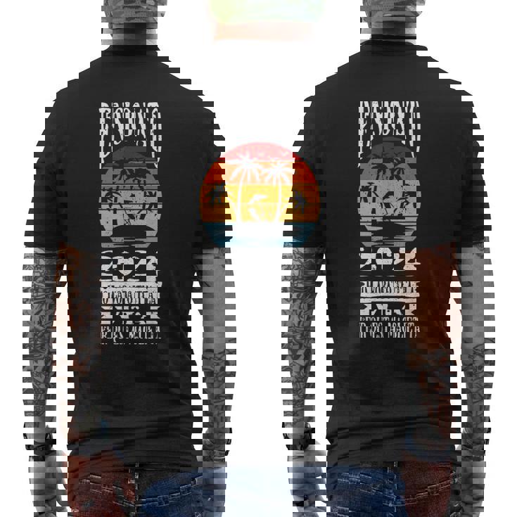 Pensione 2024 Pensionamento Pensionati & Pensionato 2024 T-shirt da uomo con stampa posteriore