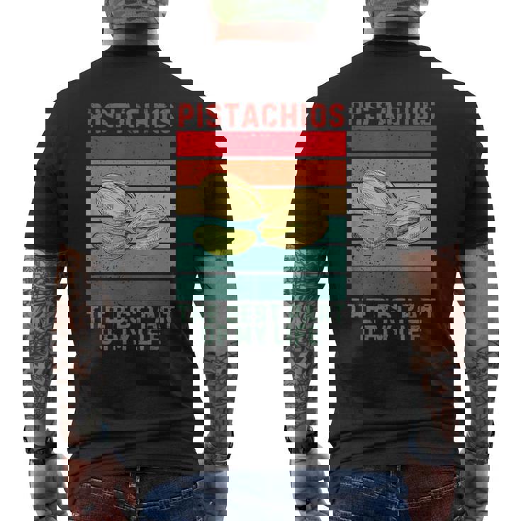 Pistachosintage La Mejor Parte De Miida Pistachos Retro Camiseta Hombre Estampado Espalda