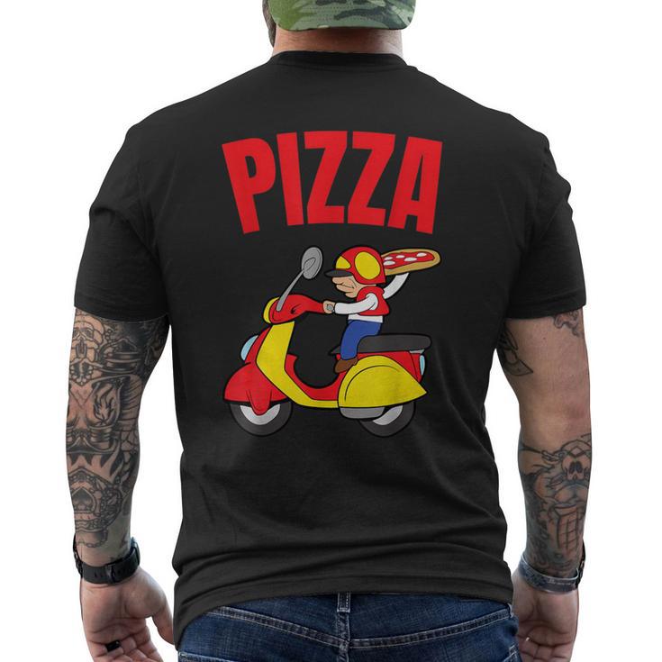 Pizza Driver Pizza Service Supplier Pizza Service T-Shirt mit Rückendruck