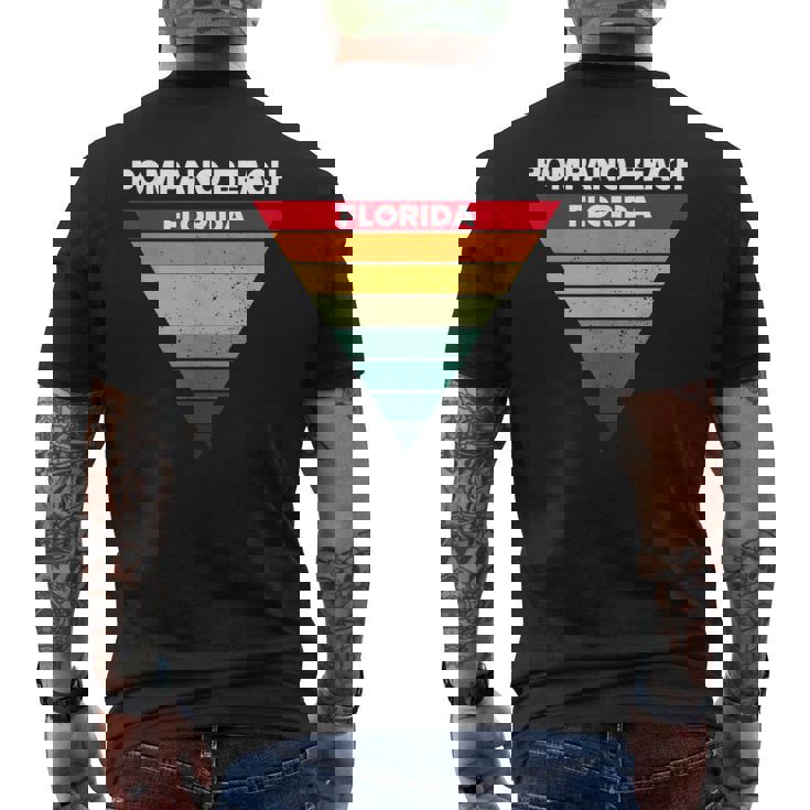 Pompano Beach Floridaille Natale De L'océan Atlantique État D'origine T-shirt imprimé au dos